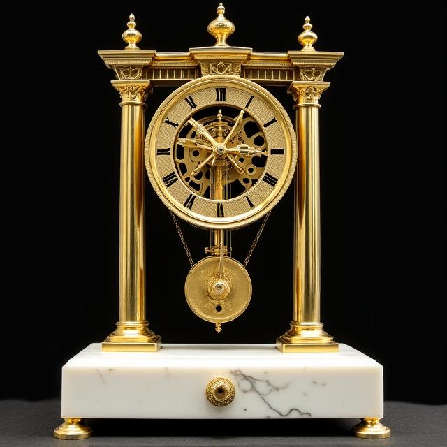 ヴィクトリア朝 スケルトン時計